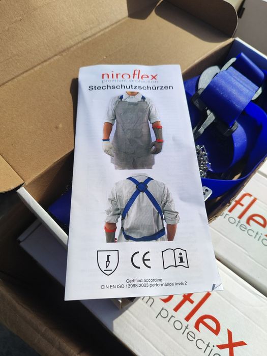 Кольчужный фартук Niroflex. Фартук нитриловый LIMA 50