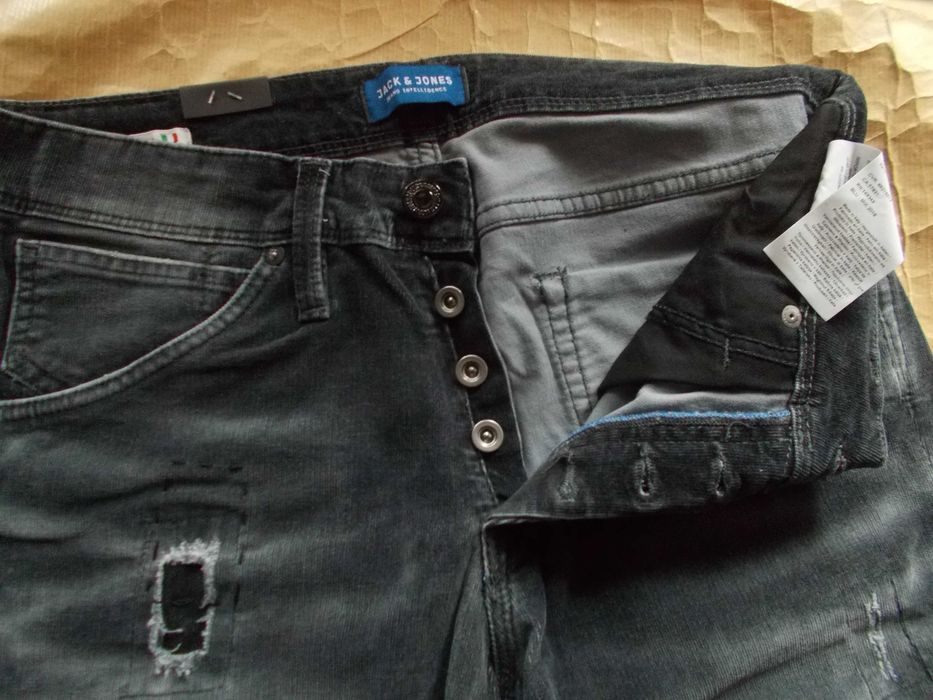 -S- JACK&JONES GLENN Premium Jeans Męskie S/M 31/32 /pas 83-84/ Dania
