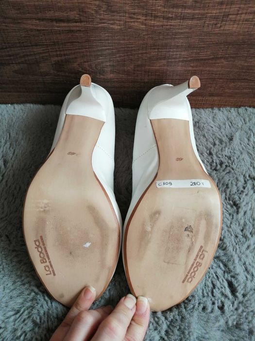 Czółenka ślubne La Boda 40