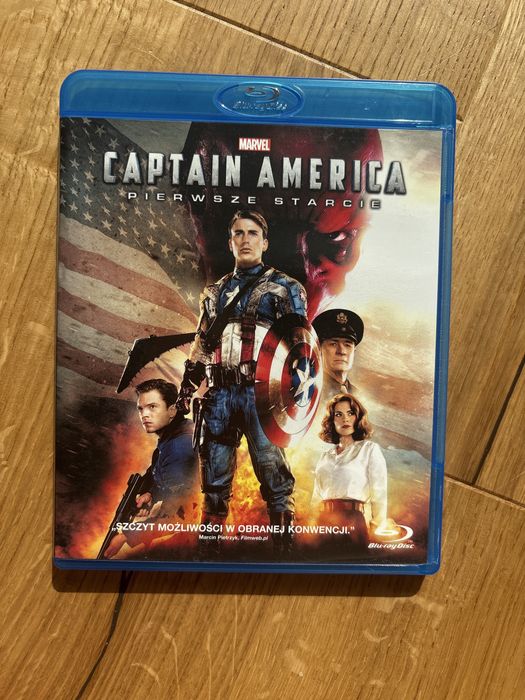 Capitan America pierwsze starcie blu ray marvel