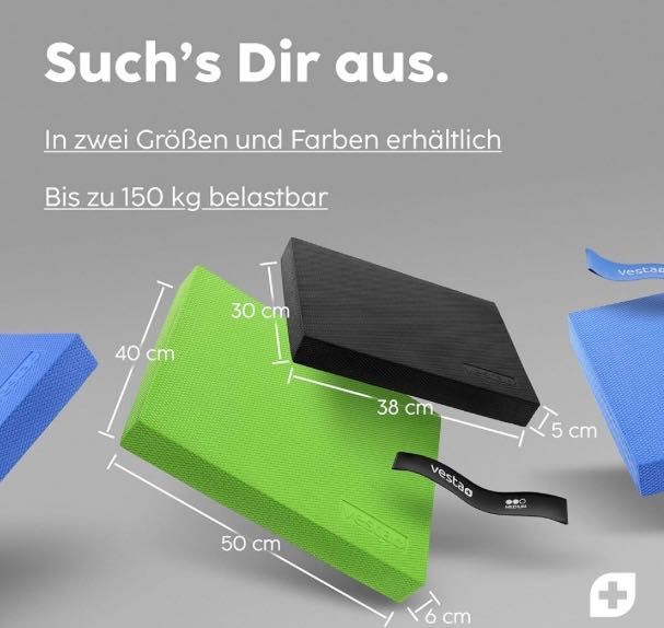 Mata + taśma + aplikacja do ćwiczeń. Balance pad