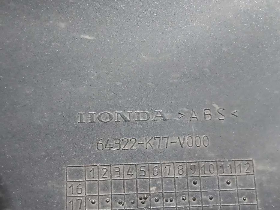 Carenagem inferior direita Honda SH125 / SH150 versão  2017 a 2019