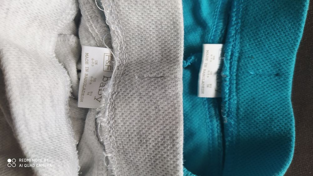 Spodenki, szorty niemowlęce