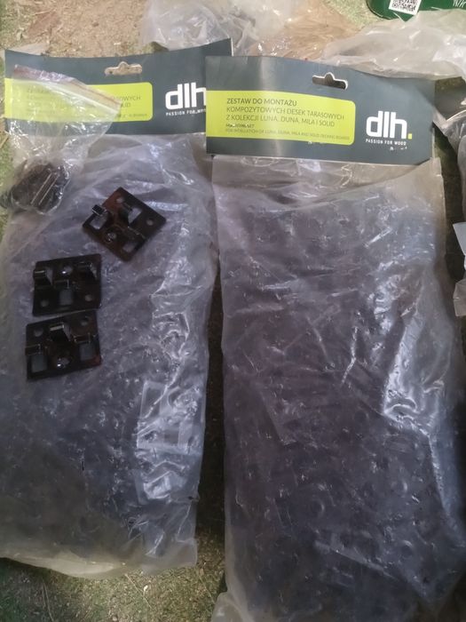 Klipsy,mocowanie deski kompozytowej