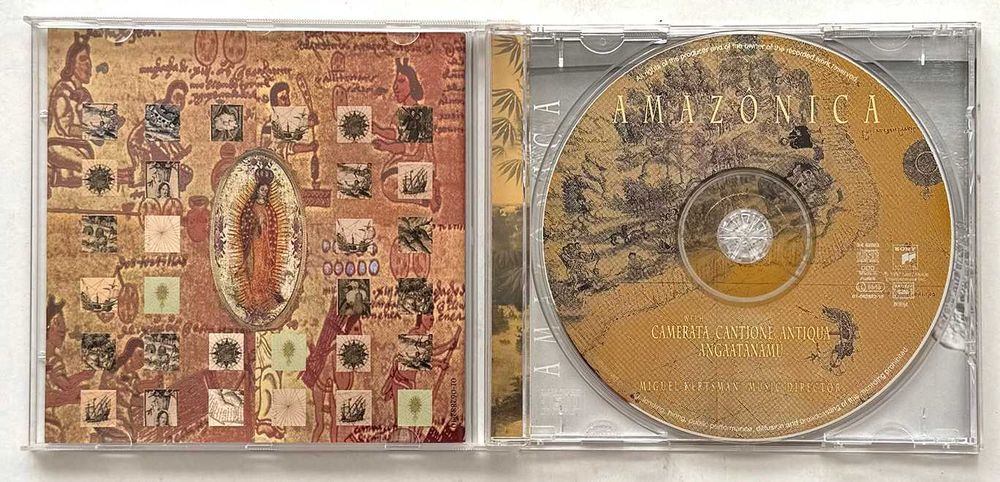 CD_AMAZÓNIA - with Camerata Cantione Antiqua & Angaatãnàmú. Muito estimado, como novo.