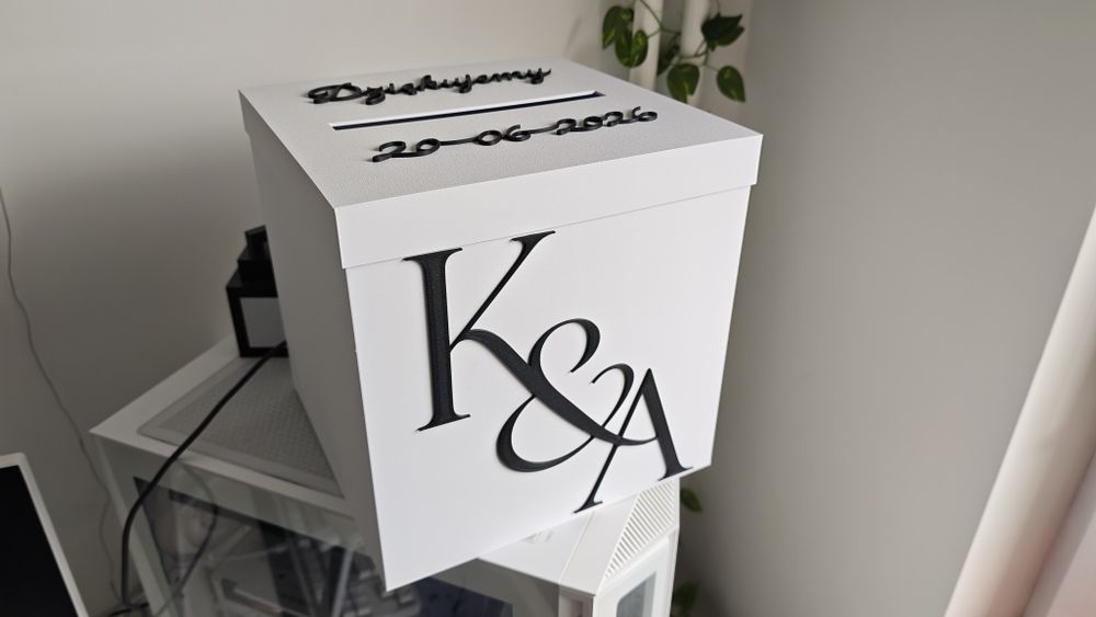 Personalizowane pudełko na koperty ślubne. Wedding Box. Wysyłka.