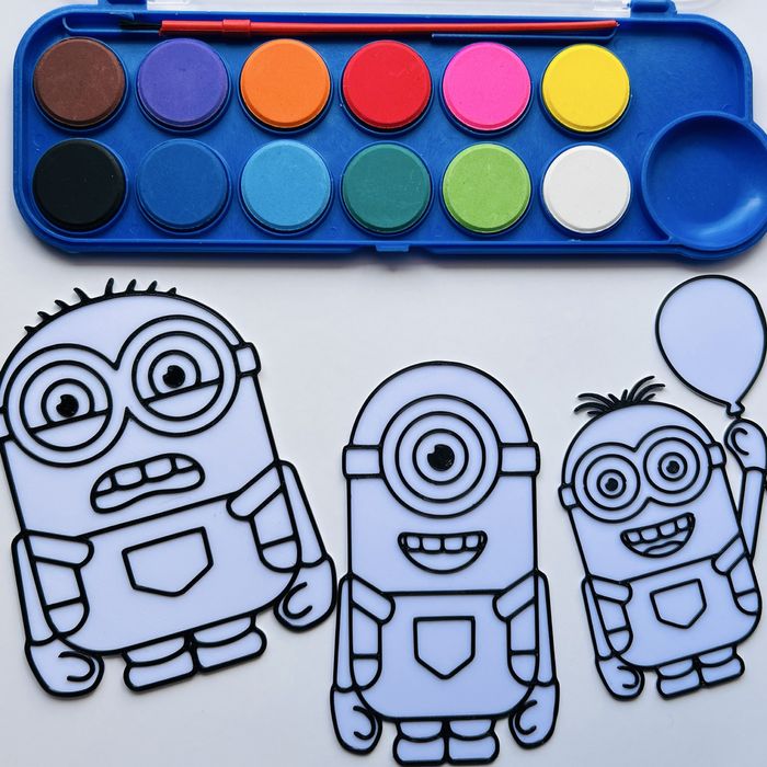 Kit de Colorir Infantil - Minions (Kit Festa)
