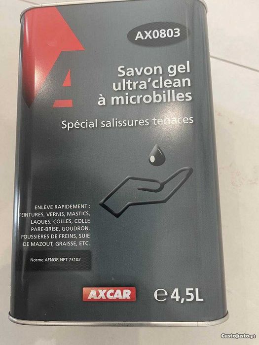 Sabonete em gel para microesferas 4,5L profissional especial oficina