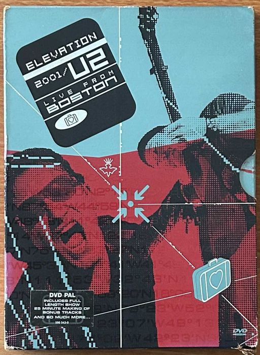 U2 - Elevation - Live from Boston - 2001 - DVD x 2