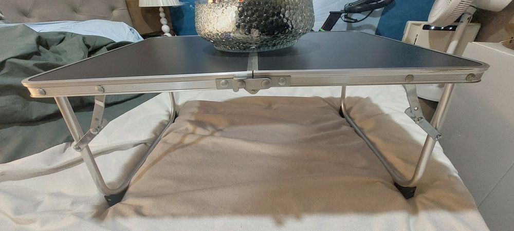 Mesa de camping de aluminio pequena