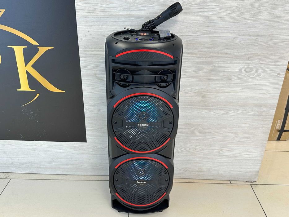 Głośnik Sagopu TTD 2084 przenośny 8" Bluetooth|Mikrofon + Pilot