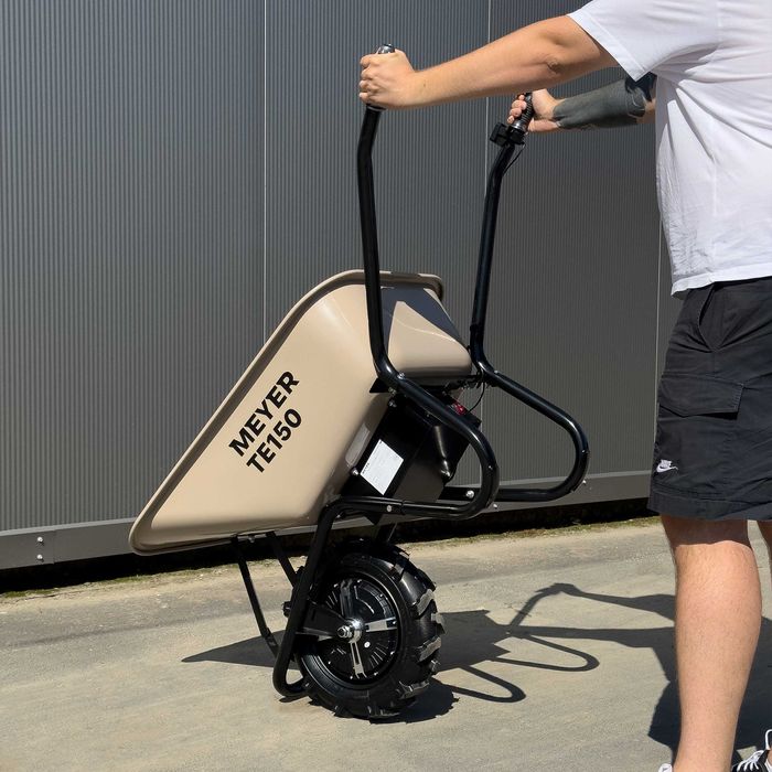 Taczka z napędem MEYER TE150 | e-Taczka | 150 kg | Akumulator | Nowość