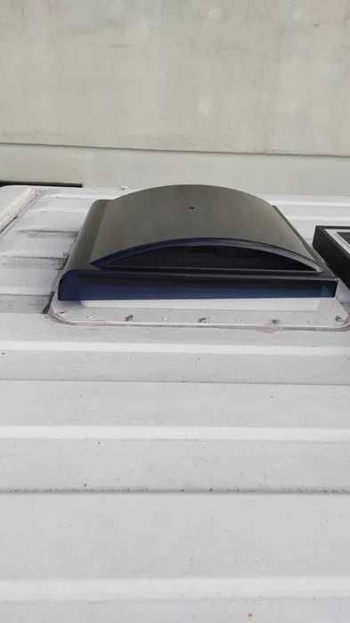 Okno dachowe kamper przyczepa, F. VAT wentylator NOWE szyber 14" 34cm