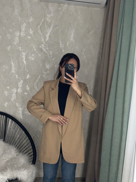 Піджак кардиган коричневий кемел М