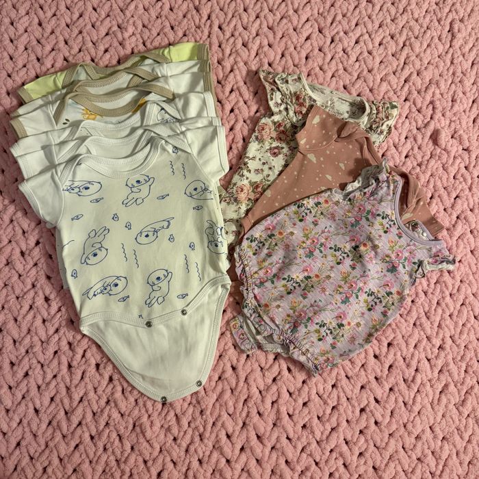 Лот , набір , пакет речей на дівчинку 62 68 , 3-6 міс