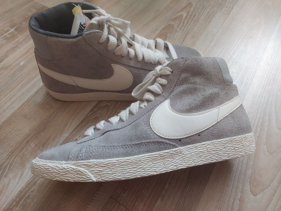 Кросівки кеди Nike blazer mid 77 grey
