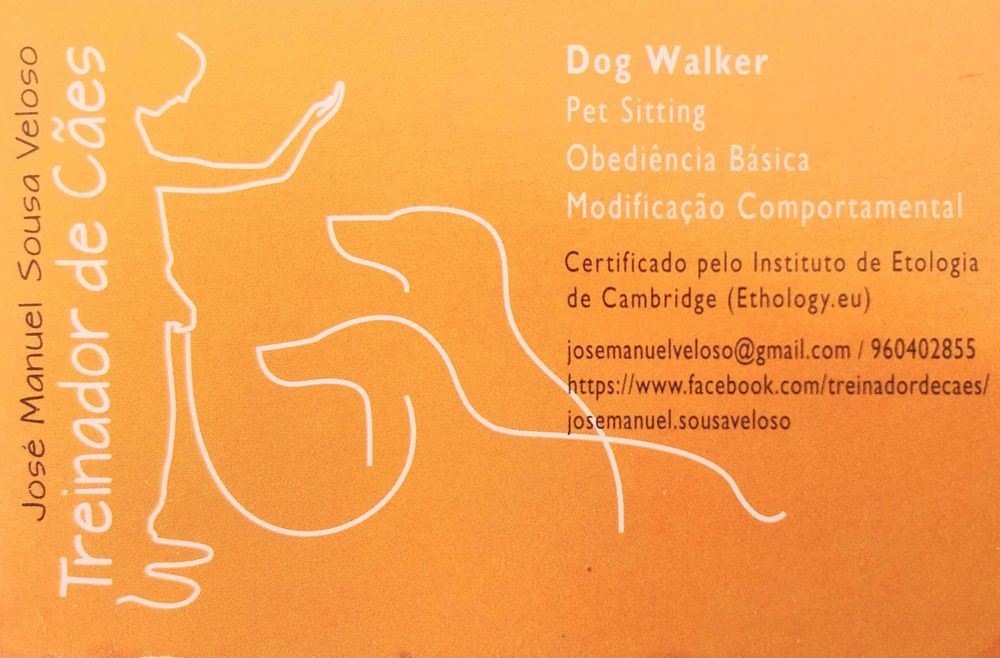 Treinador de Cães / Modificaçāo Comportamental / Dog Walker