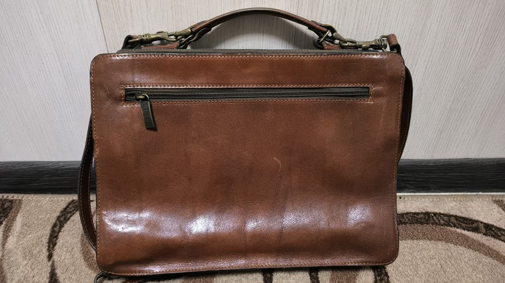 Деловой кожаный портфель Linea Italian