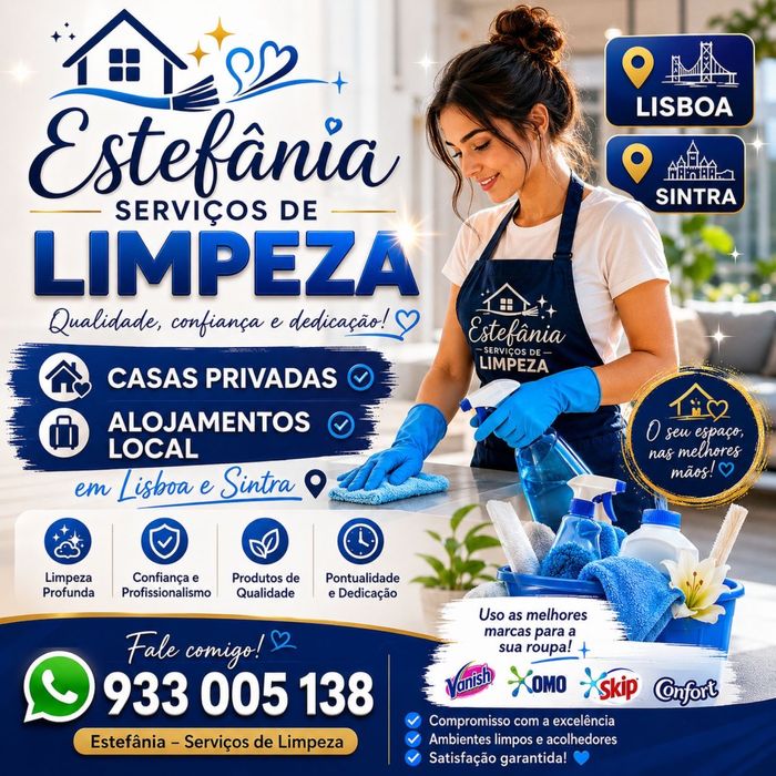 Limpeza  de alojamentos local e casas particulares