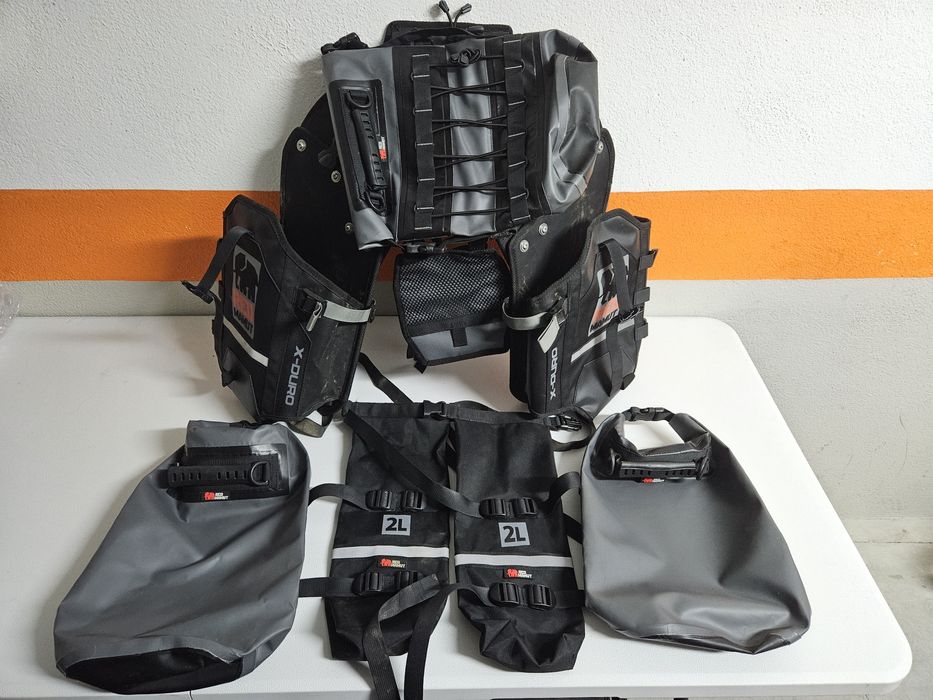 Alforges Red Mamut X-Duro 36L (3x12L) + 2 sacos extra