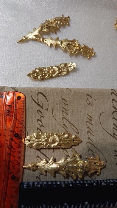 Накладки, декор, деталі латунні /бронзові