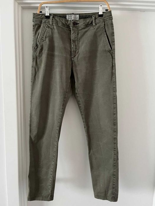 Calça de Sarja Springfield Chinos Tamanho 40 Slimfit Odivelas •