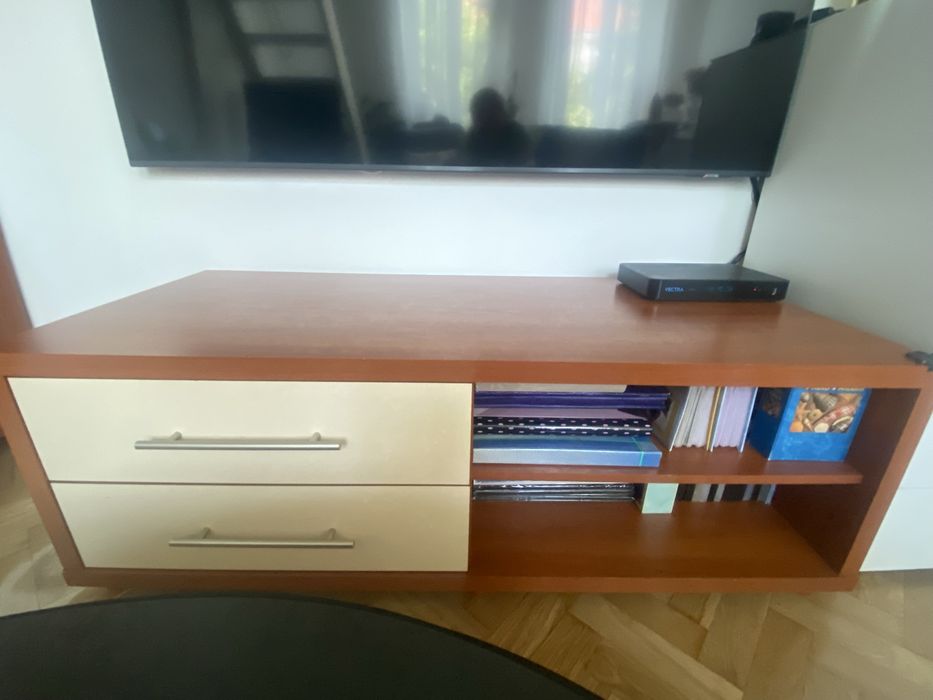 Zestaw mebli, komoda stolik Rtv,witryna  Wajnert