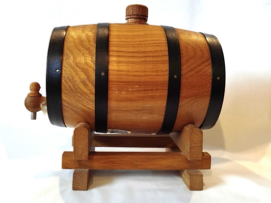 Beczka / karafka 1L – whisky, wódka, nalewki – dekoracja, pojemnik