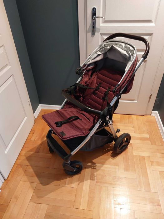 Oyster Zero wózek spacerowy piękny Burgund