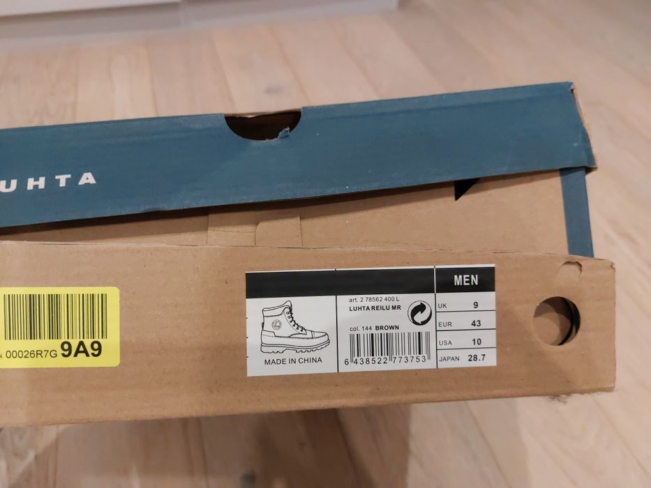 Мужские финские зимние ботинки LUHTA Reilu
