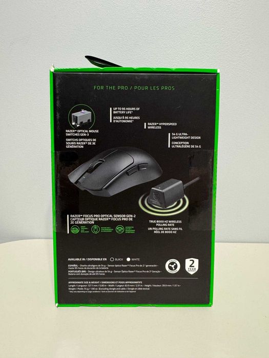 Ігрова бездротова миша Razer Viper V3 Pro Wireless Black НОВА