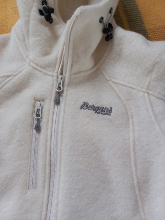 Bergans Hitra Lady XS kurtka bluza wełniana BDB