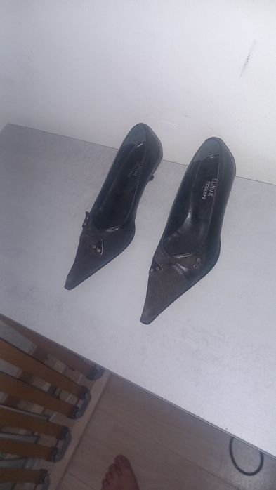 Sapatos velhos restaurados