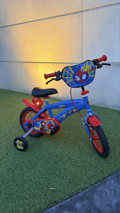 Bicicleta homem aranha 12in