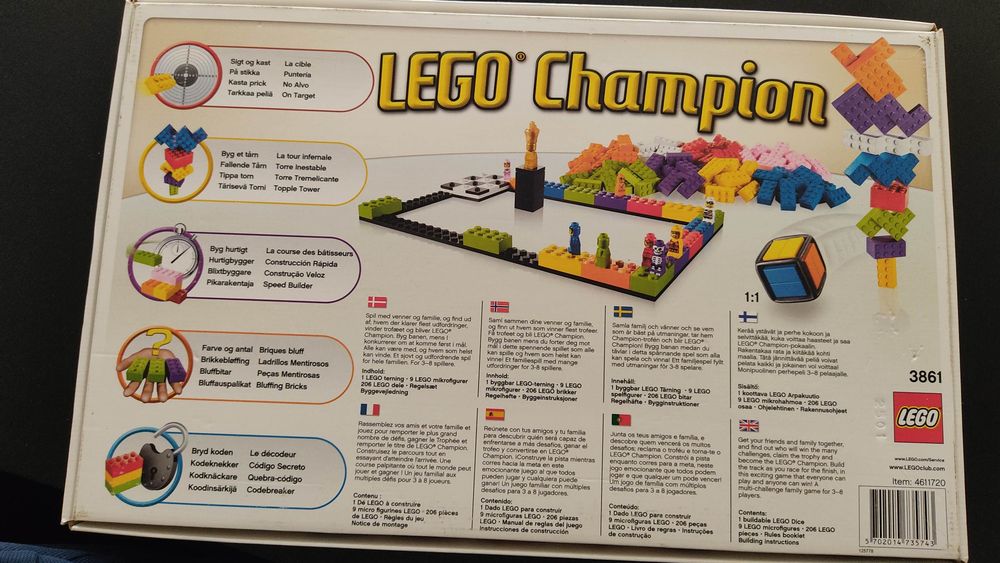 Lego champion -jogo de tabuleiro