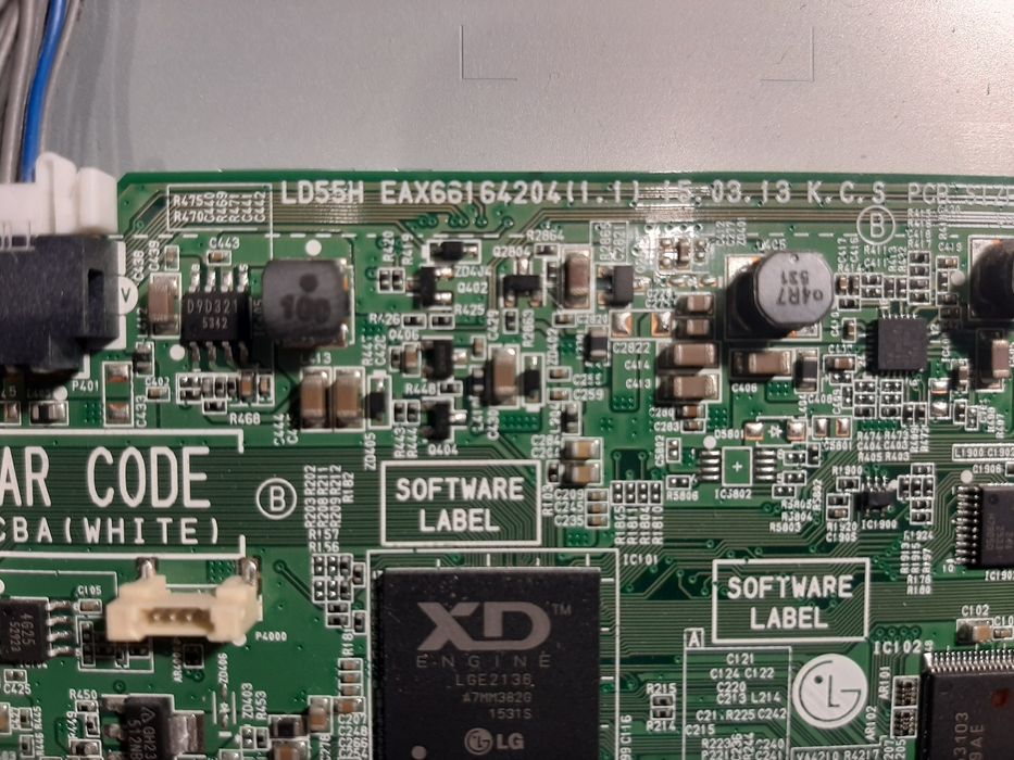 Телевізор LG 32LF5610-ZF.  Продається на запчастини.Материнська плата  Ld55h  eax66164204. 1150грн.Блок живлення Lgp32d-15ch1 або eax66171501 850грн.