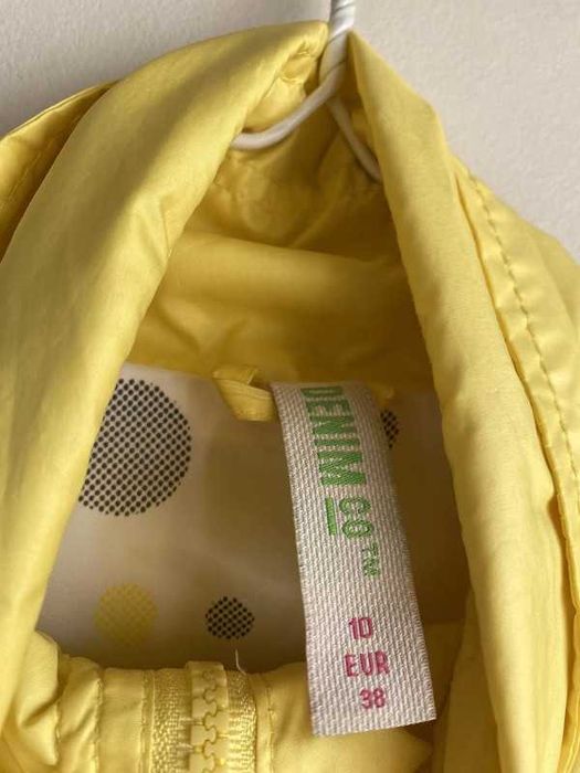 Żółta kurtka wiatrówka bez kaptura Denim co M/L 38/40