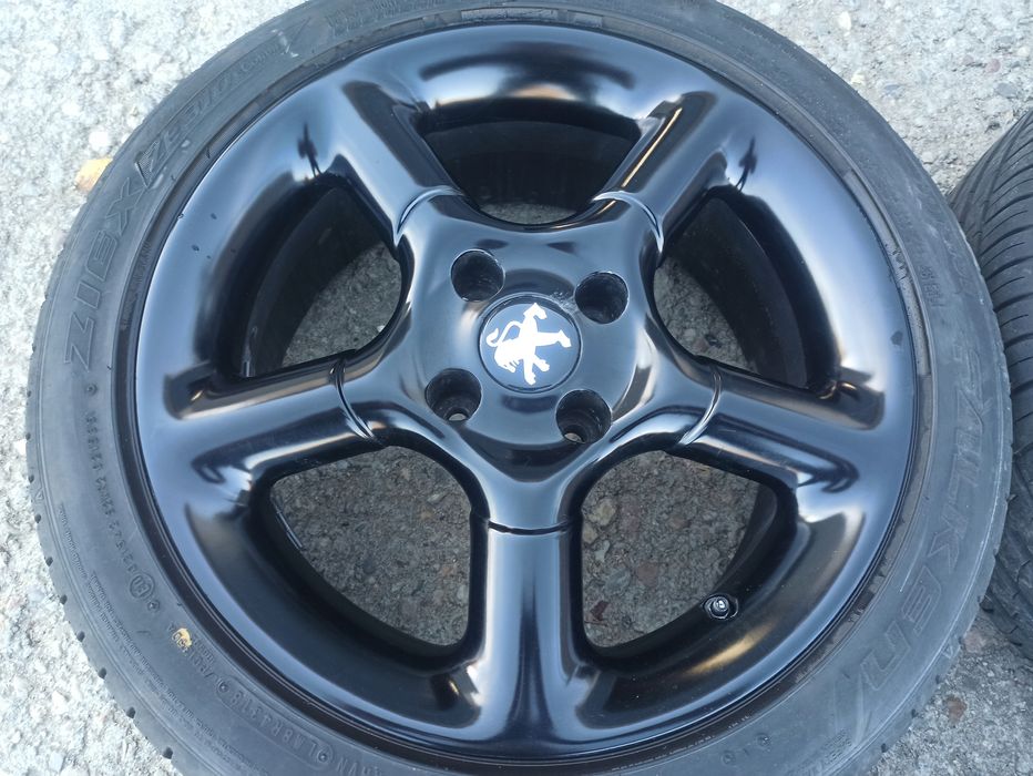 felgi aluminiowe peugeot 207 16 4x108 et15 z oponami