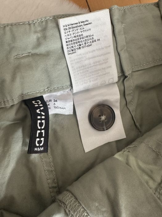 Spodnie H&M 34 khaki