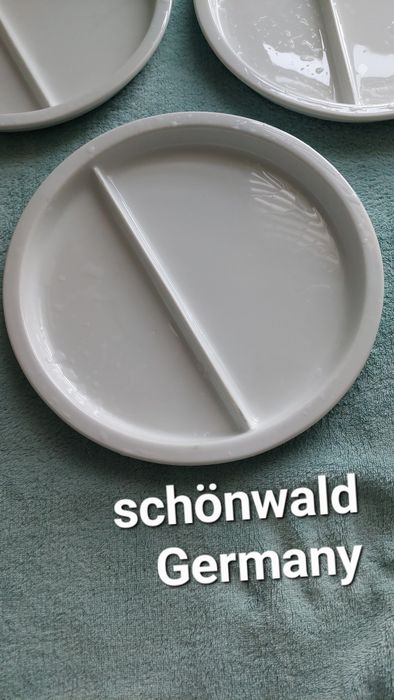 Talerze obiadowe dzielone Schönwald 6szt