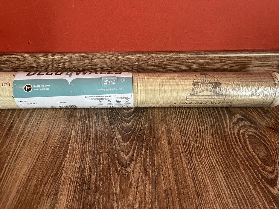 Papel de parede rolo NOVO embalalado caixas de vinho