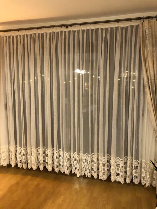 Firanki długie z gipiura