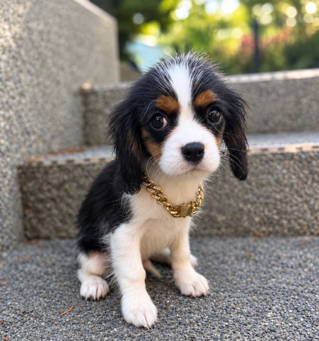 „DOLLAR” piesek Cavalier King charles spaniel Tricolor