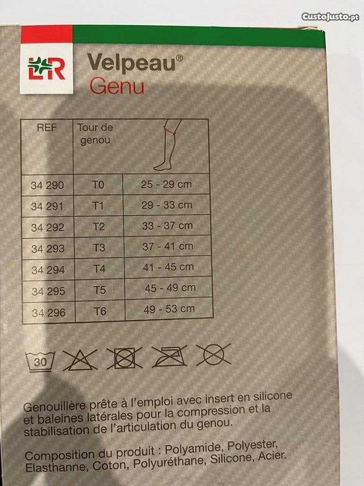 Joelheira esférica T3 Velpeau Genu Comfort -