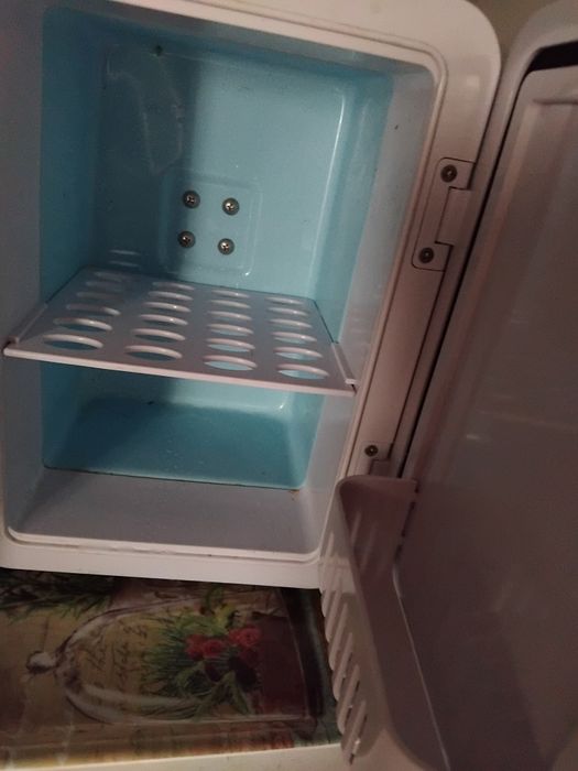 Mini frigorífico com luz cosmética/camping