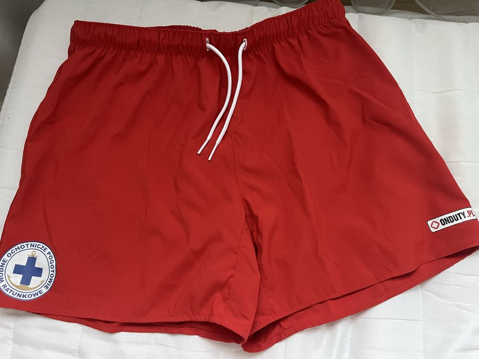Spodenki WOPR Decathlon S czerwone
