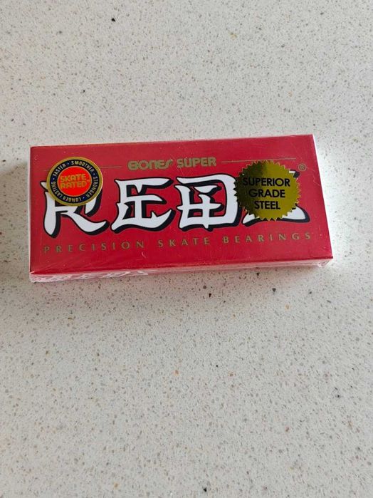 Bones Super Reds Rolamentos Skateboard – Novos e Selados
