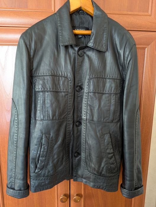 Шкіряна куртка чоловіча