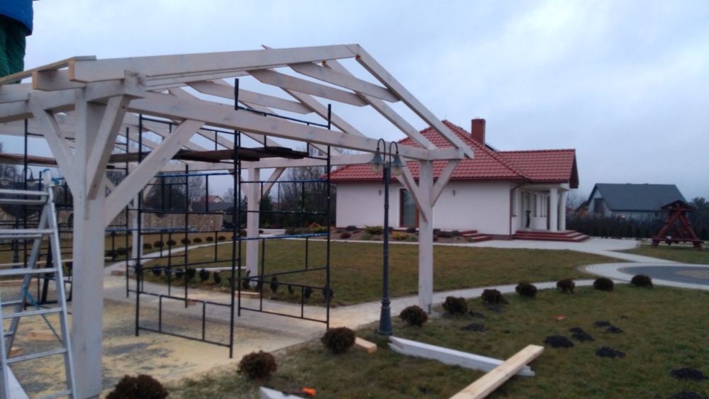 Wiata garażowa drewniana 6/6