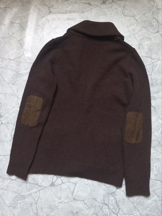 жіночий приталений короткий кардиган вовна Massimo Dutti